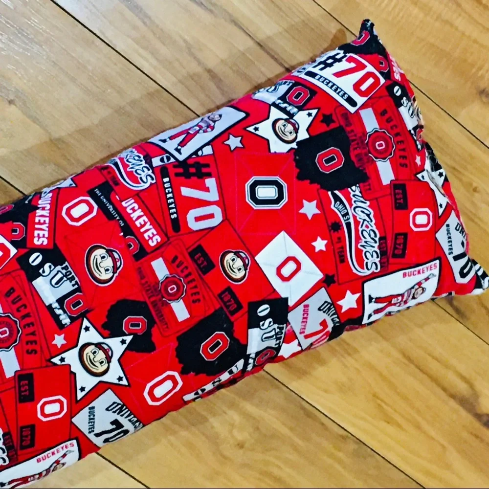 Ohio state football Brutus kids lumbar pillow - handmade - like new -sca…